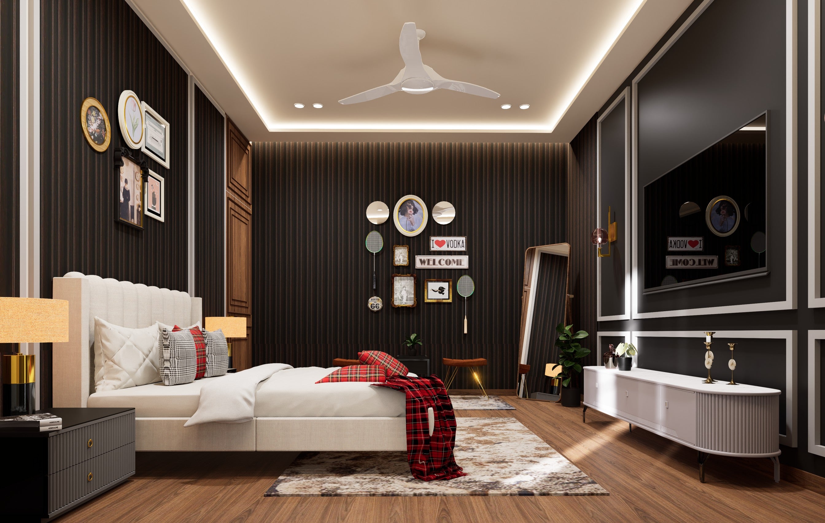 Shah Rukh Khan Bedroom RSA123