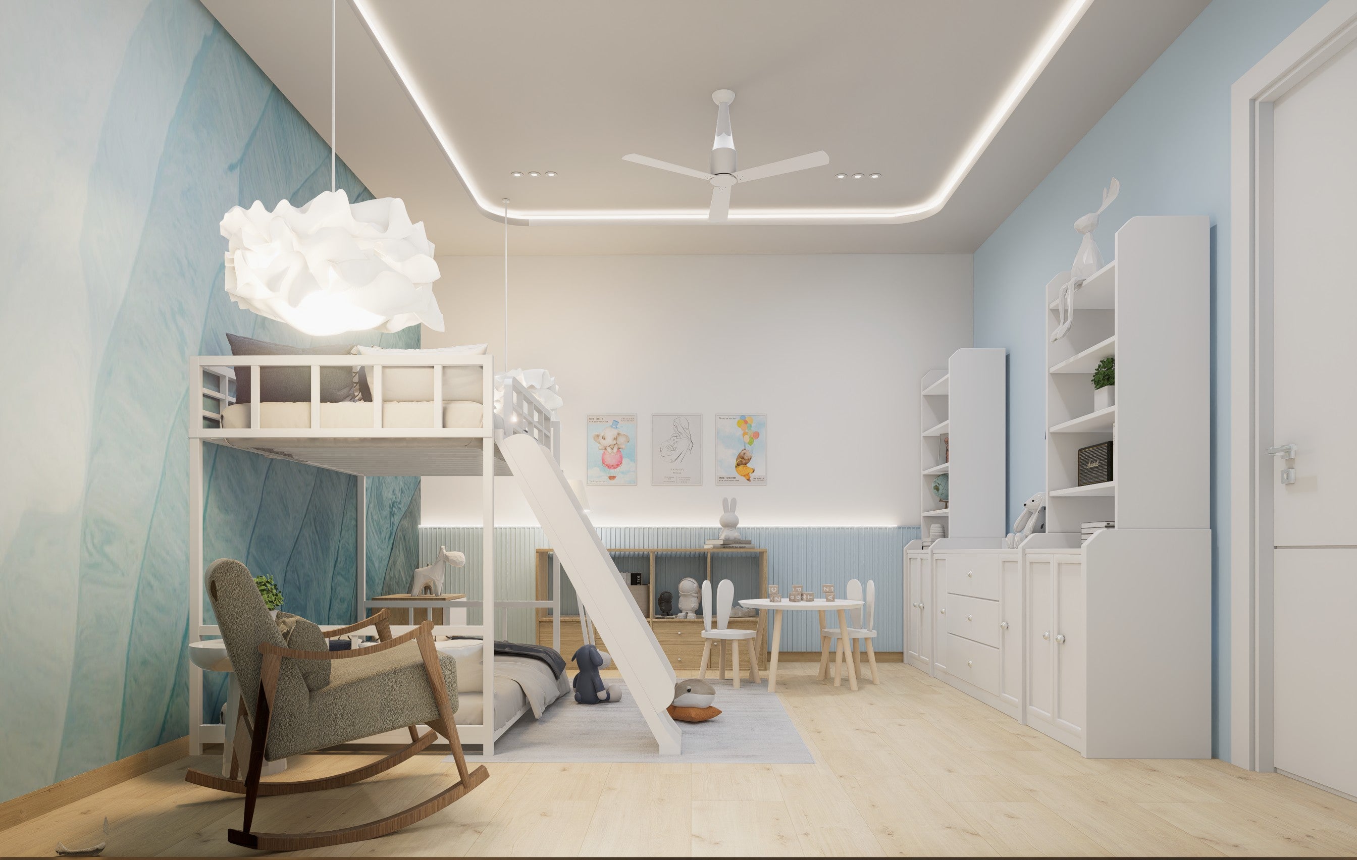 Cottage in the Clouds Kids Bedroom RSA152