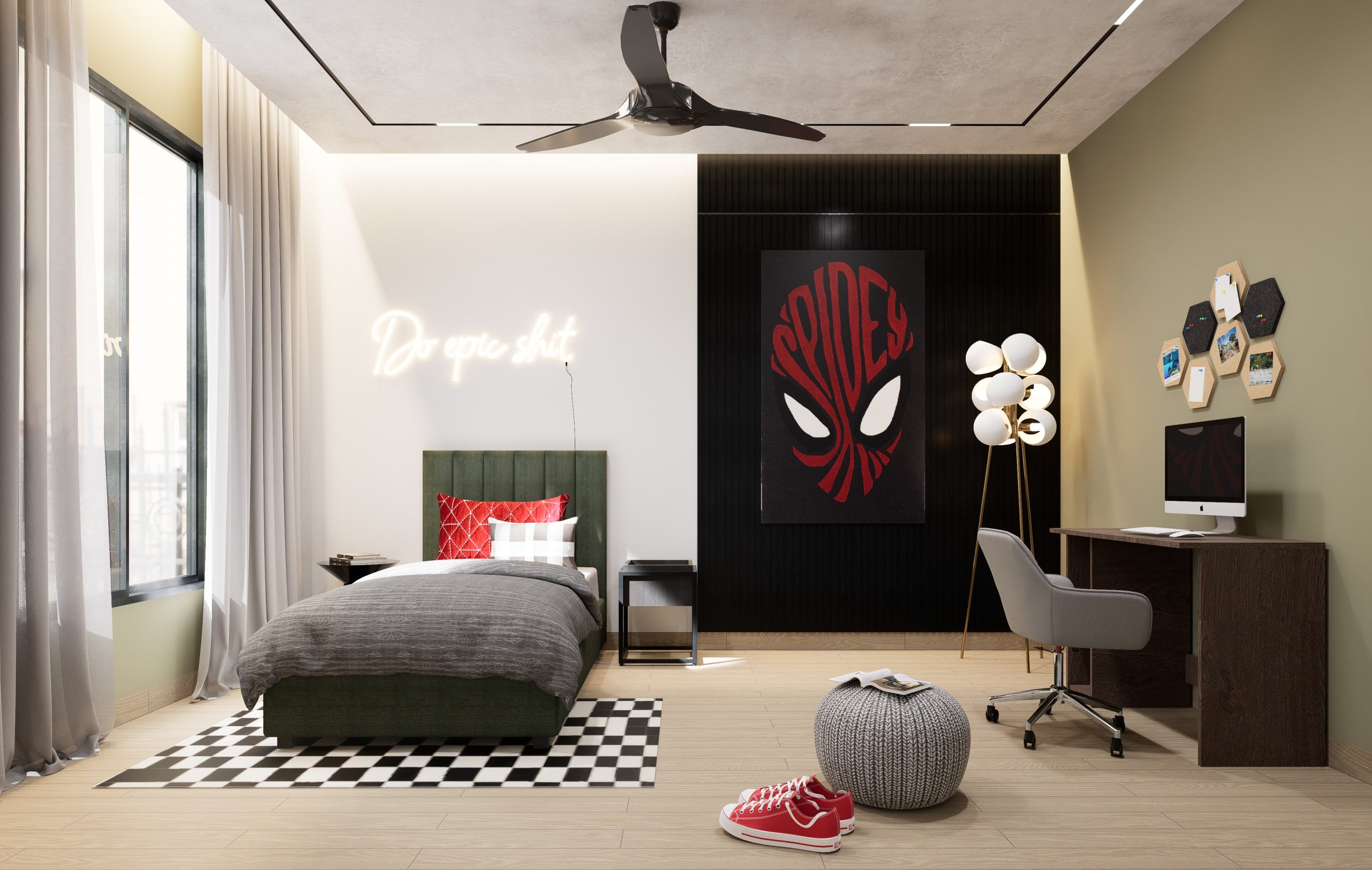 Superhero Sanctuary Kids Bedroom RSA162