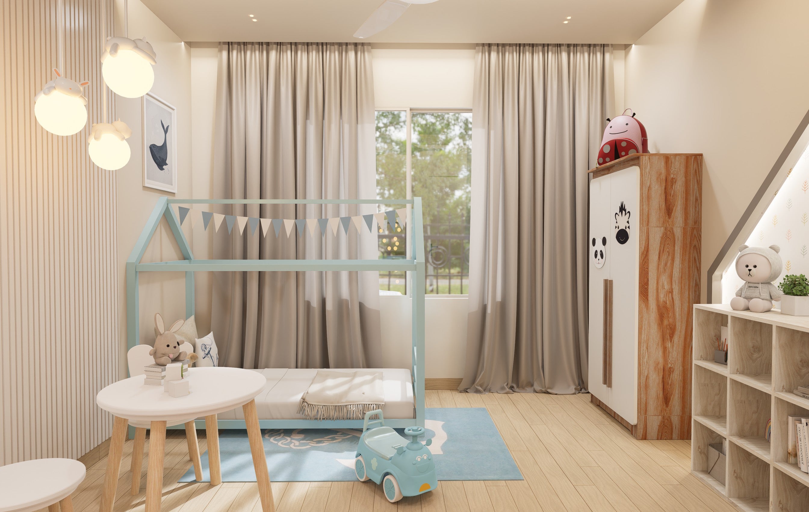 Twin Explorers’ Kids Bedroom RSA166